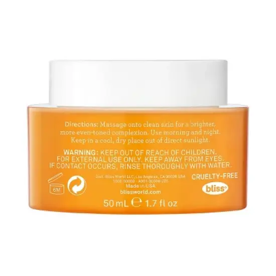 bliss Bright Idea Vitamin C + Tri-Peptide Collagen Protecting & Brightening Moisturizer - 1.7 fl oz image {1}