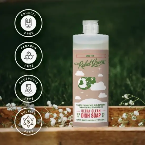 Rebel Green Chai Dish Soap - 32 fl oz/2pk image {6}