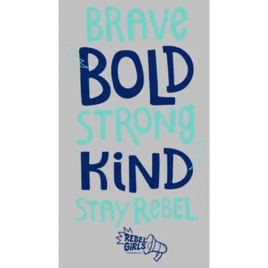Women's Rebel Girls Brave and Bold Stack T-Shirt image {1}