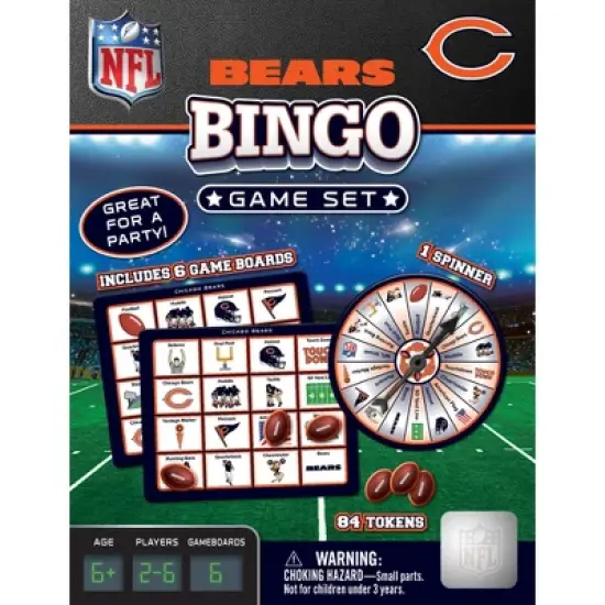 MasterPieces Officially Licensed NFL - Chicago Bears Bingo Game image {4}