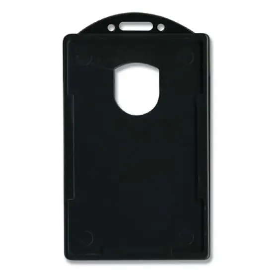 Advantus ID Card Holders, Vertical, Black 2.38" x 3.68" Holder, 2.13" x 3.38" Insert, 25/Pack image {1}