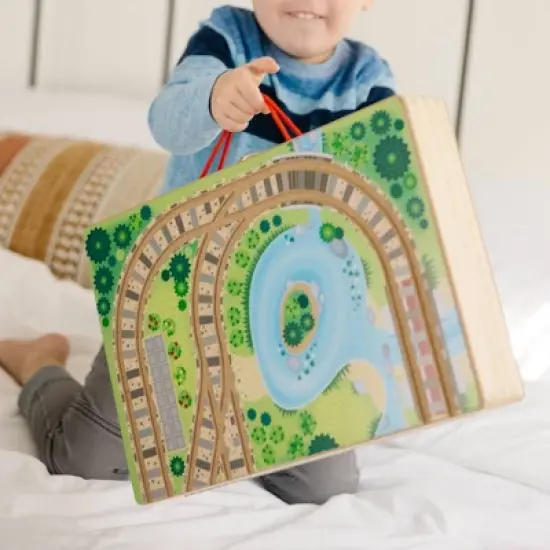 Melissa & Doug Take-Along Railroad 17pc image {7}