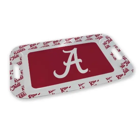 NCAA Alabama Crimson Tide Repeat Logo Party Serving Tray image {1}