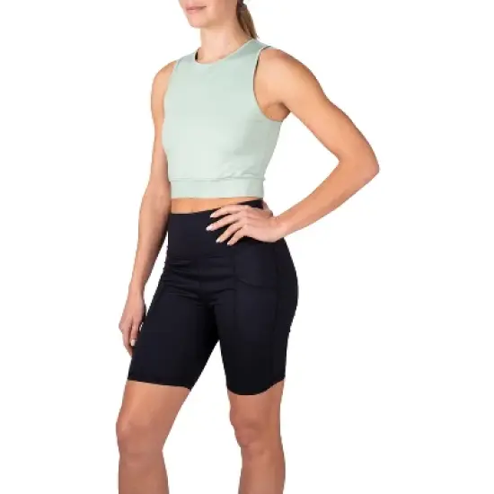 3 Pack Soft Basic Cropped Workout Tank Tops for Women image {3}