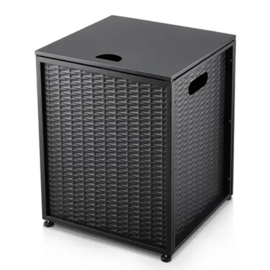 Garvee Propane Tank Cover Table Outdoor for 20Lbs Propane Tank, Outdoor Gas Tank Table with Storage Sides, Functional Table & Cover for Gas Fire Pit image {6}