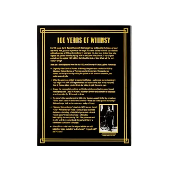 Cards Against Humanity: 100th Anniversary Edition Game image {2}