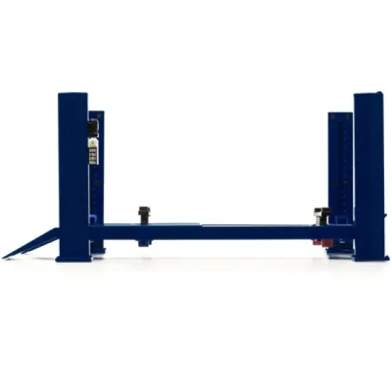 Adjustable Four Post Lift Blue for 1/18 Scale Diecast Model Cars by Greenlight image {4}