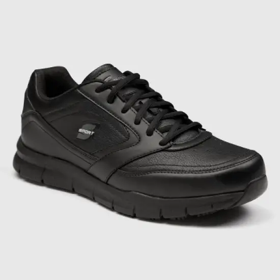 S Sport By Skechers Men's Brise Slip Resistant Sneakers - Black image {4}