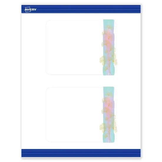 Avery Rounded Corner Postcards, Floral Design, 4.25" x 5.5" image {9}