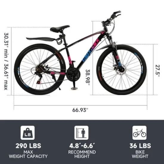 Topteng 27.5" Adults Mountain Bike image {7}