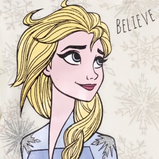 Disney Frozen Elsa Girls Fleece Pullover Crossover Hoodie and Pants Outfit Set Toddler  image {4}