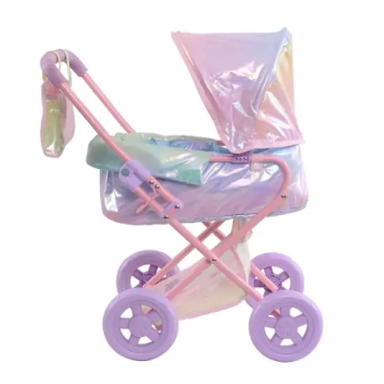Olivia's Little World Baby Doll Stroller Buggy Pram Iridescent Color OL-00017 image {8}