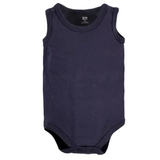 Hudson Baby Infant Boy Cotton Sleeveless Bodysuits, Shark Patrol image {5}