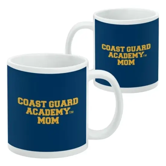 U.S. Coast Guard Academy Bears Mom Ceramic Coffee Mug Novelty Gift Mugs for Coffee Tea and Hot Drinks 11oz White image {1}