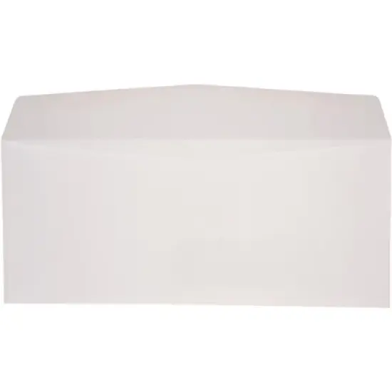 School Smart Window Envelopes with Gummed Flap Closure, No 10, White, Pack of 500 image {1}