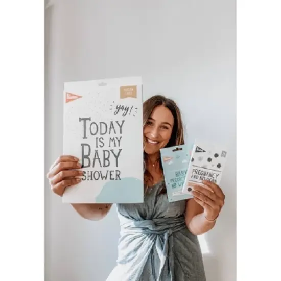 Milestone Baby Shower Poster Card image {3}