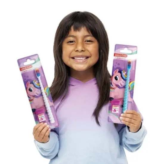 SmileMakers Toothbrush Soft and Floss Kit - White Unicorn image {6}
