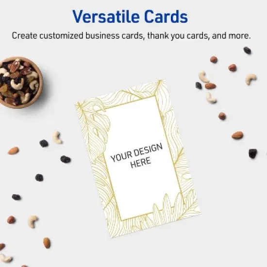 Avery Rectangle Postcards, Gold Florals, 4" x 6", 20 Total image {5}