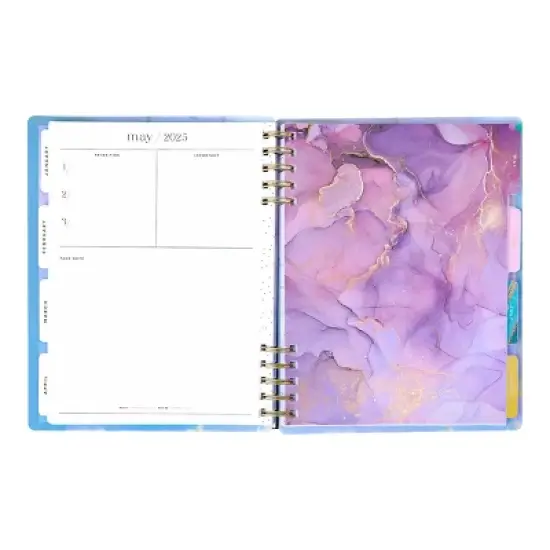 The Happy Planner 2025 Weekly/Monthly Planner 9.75"x8.75" Classic Ethereal Elements: Adult Twin-Wire Calendar, 7x9.25" image {7}