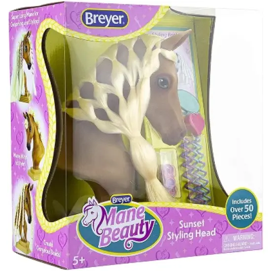 Breyer Animal Creations Breyer Horses Mane Beauty Styling Head | Sunset image {1}