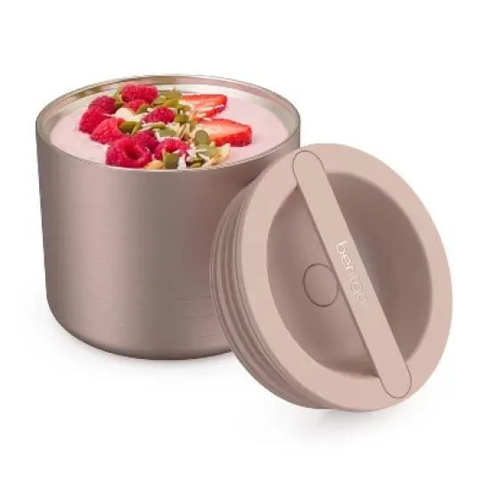 Bentgo 2.4c Stainless Steel Insulted Food Storage Container with Plastic Lid image {8}