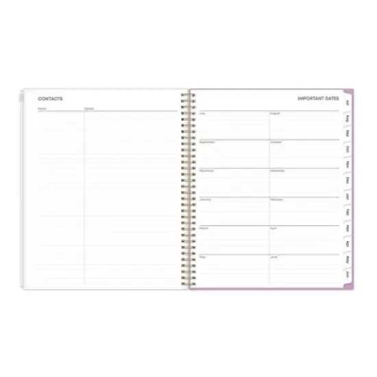 Blue Sky 8.5"x11" 2025-2026 Weekly/Monthly Zip Pouch Wirebound Planner Savannie Sunset image {6}