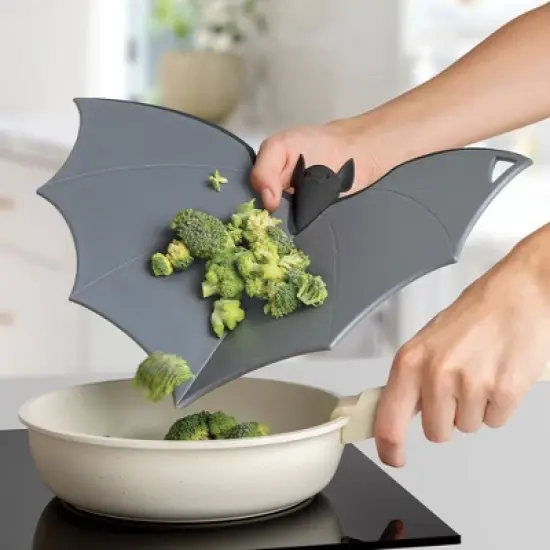 Ototo Batty Foldable Plastic Cutting Board Gray image {2}
