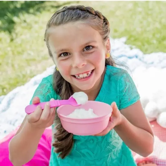 Re-Play 2pc Toddler Utensil Pair - Bright Pink image {2}
