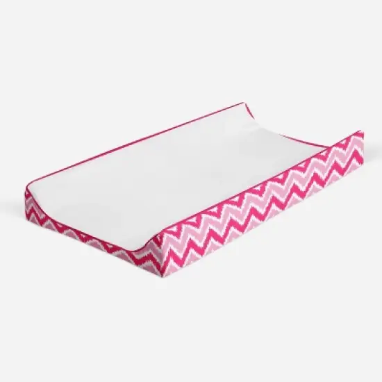 Bacati - MixNMatch Pink White Changing Pad Cover image {6}