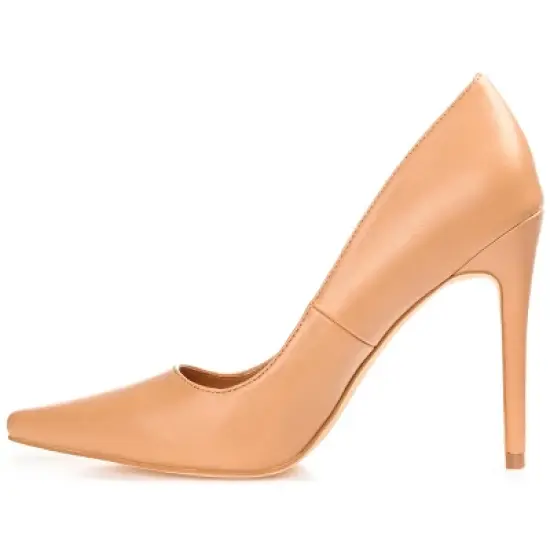 Journee Collection Womens Hadli Tru Comfort Foam Pointed Toe High Stiletto Pumps Natural 10 image {1}