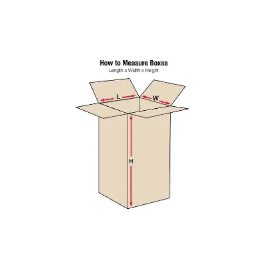 Partners Brand Corrugated Boxes 16" x 12" x 16" Kraft 25/Bundle (161216) image {1}