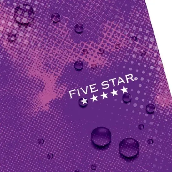Five Star Active Subject Notebook 80ct Purple image {5}