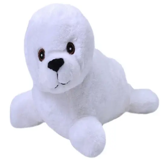 Wild Republic Ecokins Harp Seal Pup Stuffed Animal, 12 Inches image {1}