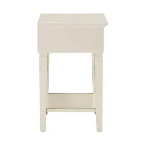 Leavitt Linen Drawer Face Nightstand Beige - Inspire Q image {2}