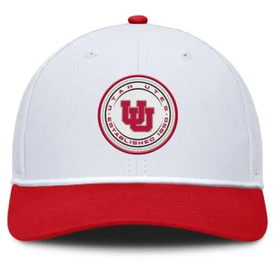 NCAA Utah Utes Structured Mesh Snapback Hat image {1}