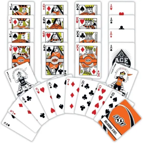 MasterPieces Officially Licensed NCAA Oklahoma State Cowboys Playing Cards - 54 Card Deck for Adults image {2}