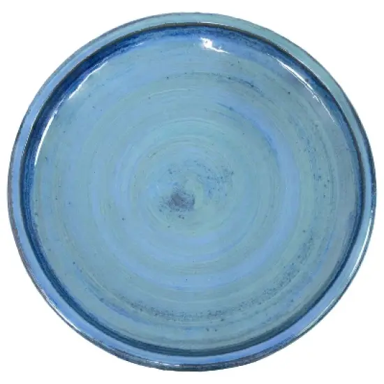 Sunnydaze Outdoor Weather-Resistant Garden Patio Simply Elegant High-Fired Smooth Ceramic Hand-Painted Bird Bath image {12}