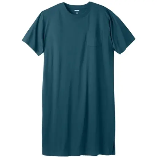 KingSize Men's Big & Tall lightweight t-shirt nightshirt image {7}