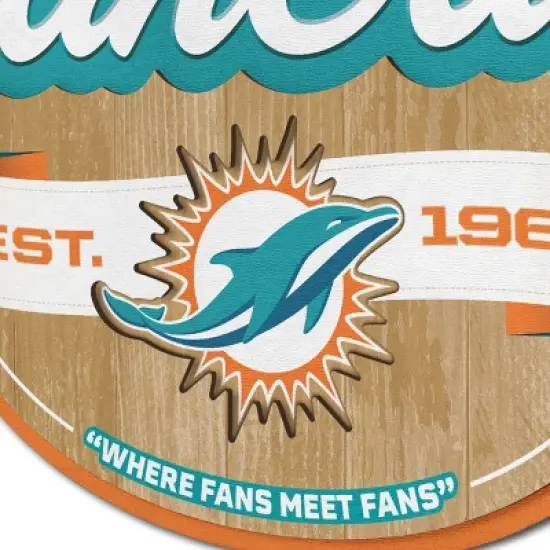 NFL Miami Dolphins Fan Cave Sign image {3}