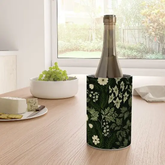 Laura Graves Woodland Nouveau Pattern Forest Wine Chiller image {1}