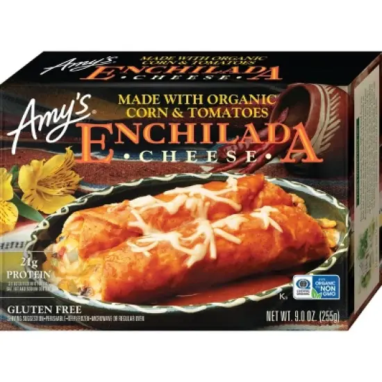 Amy's Organic Gluten Free Frozen Corn & Tomatoes Enchilada - 9oz image {11}