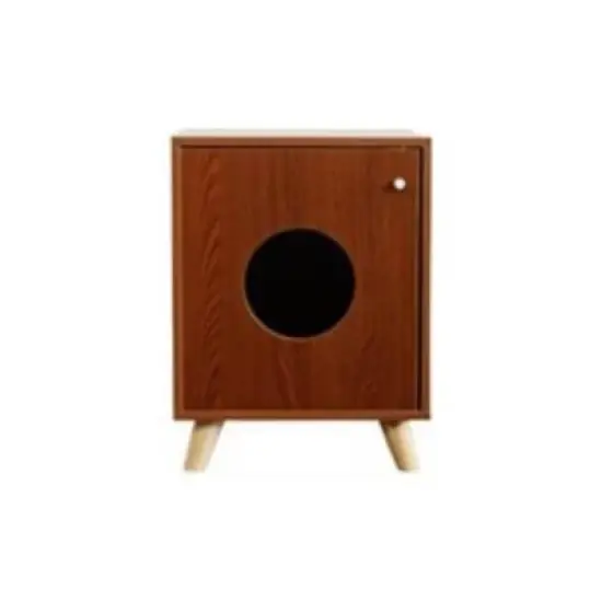 Midlee Hidden Cat Litter Box Furniture Cabinet image {2}