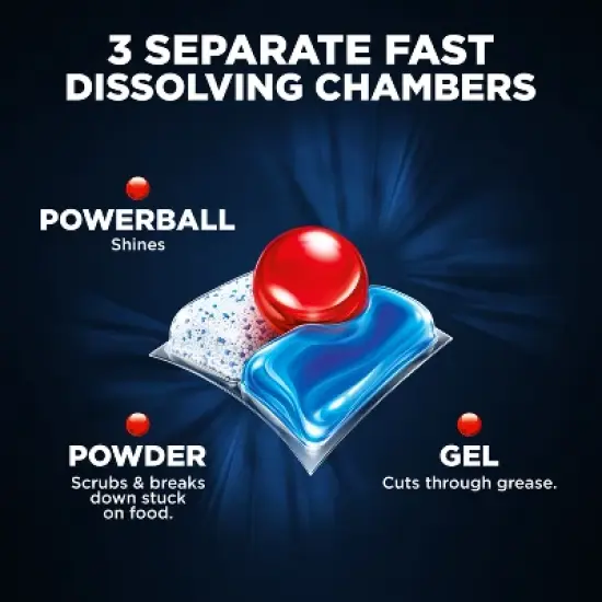 Finish Fresh Quantum Dishwasher Detergent Tablets - 72ct image {2}