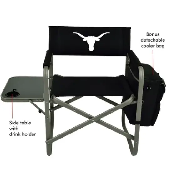 NCAA Texas University at Austin Longhorns Deluxe Sports Chair with Side Table image {3}