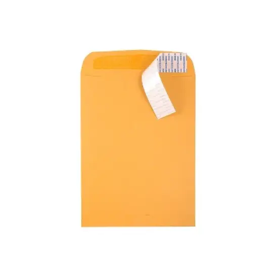 JAM Paper Open End Catalog Envelopes w/Peel and Seal Closure 9.5"x12.5" Manila 13034232C image {1}