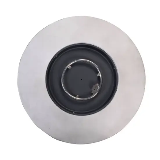 Modern 36" Outdoor Bowl Round Propane Gas Fire Pit with Concrete Base - Teamson Home image {3}