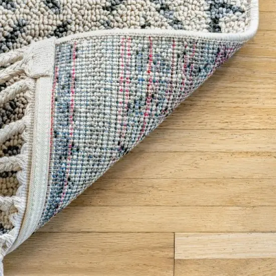 nuLOOM Akua Bands Tassel Area Rug image {3}