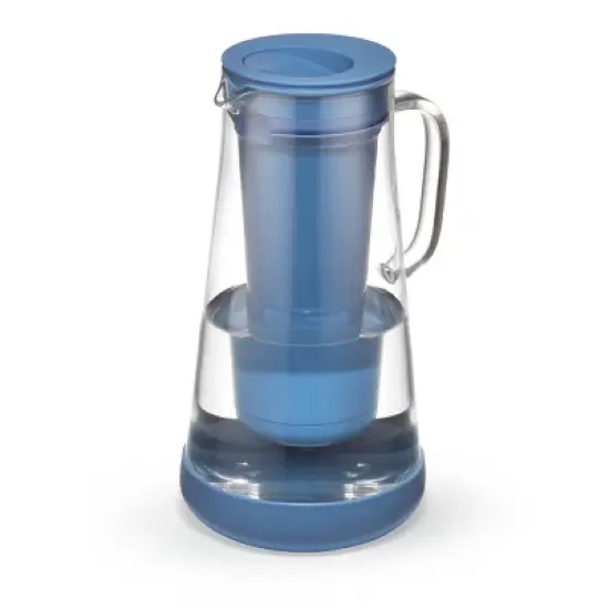 LifeStraw Home Water Filter Pitcher 7 Cup + Silicone Base Glass image {8}