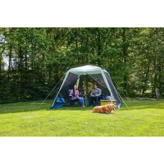 Coleman 10'x10' Skylodge Instant Screened Shelter - Moss image {8}