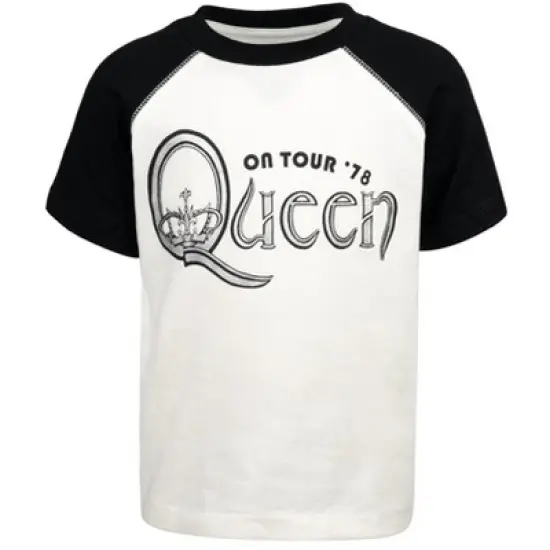 Queen 3 Pack Raglan Graphic T-Shirts Blue/White/Black image {4}